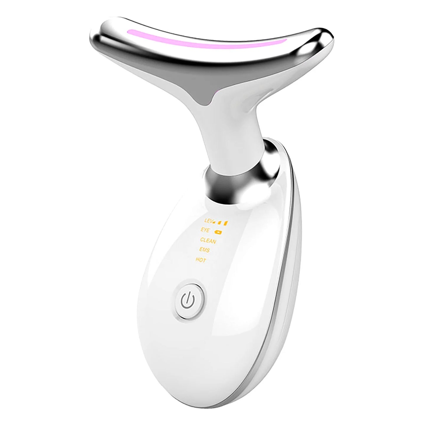 Revolutionary 3-in-1 Neck and Face Beauty Device: Portable Facial Massager for Skin Care, Face Sculpting, Vibration, Thermal, and Microcurrent Therapy