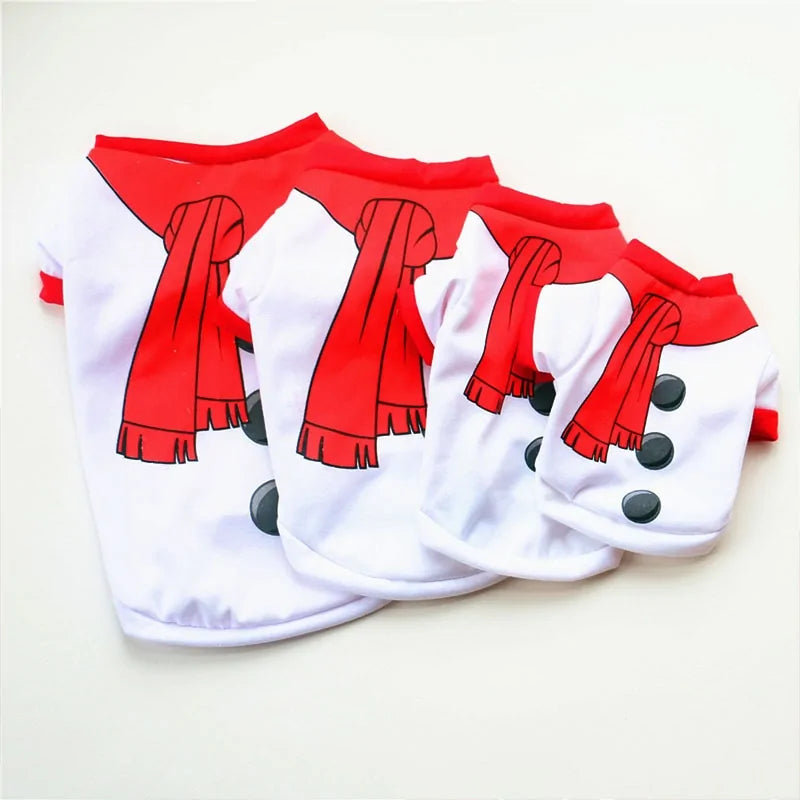 Cotton Christmas Pet Clothes